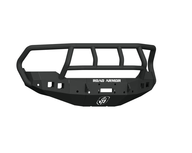 Ram 1500 Front Bumper - Road Armor - Stealth, Winch, Titan II Guard - Tex Blk - `13-`18